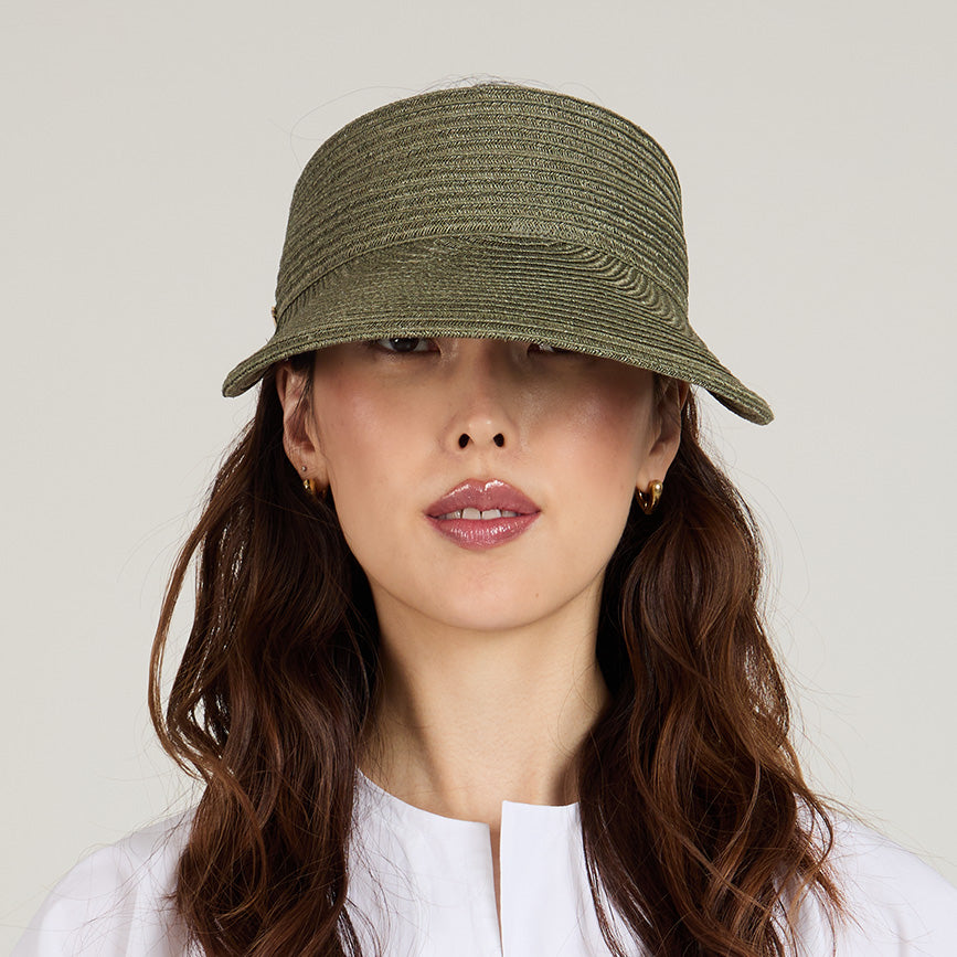 Ricky Hemp Packable Sun Visor Hat - Foldable UV Protection for Men & Women - Perfect for Golf, Hiking, Beach & Outdoor Activities