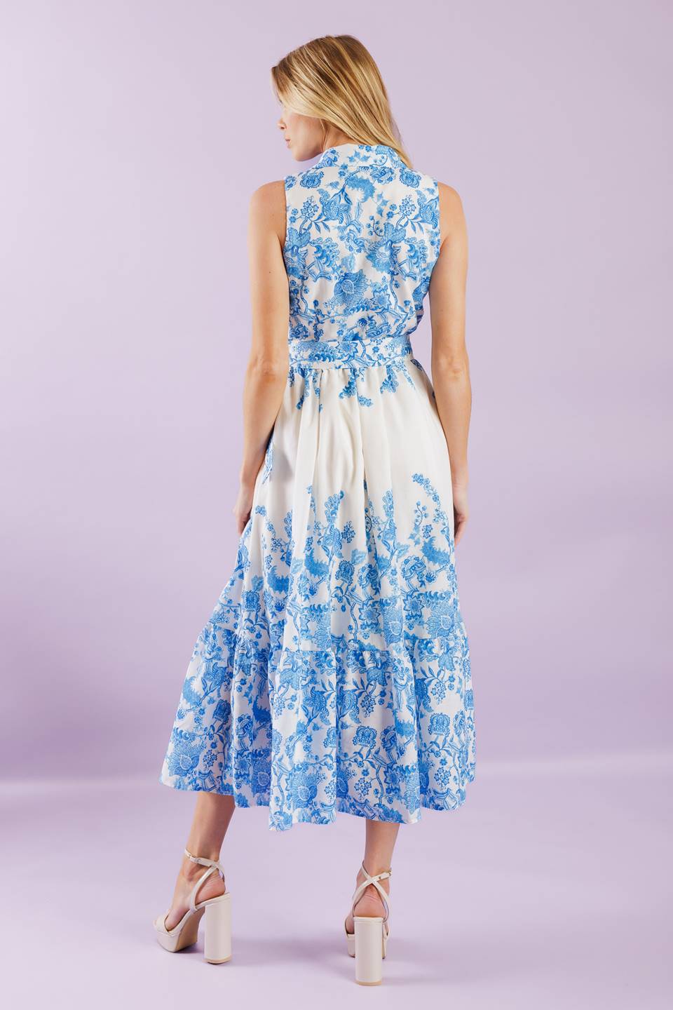 Palm Shores Woven Midi Dress - Flowy Summer Beach Dress for Women, Boho Chic Style, Perfect for Vacations, Parties & Casual Outings