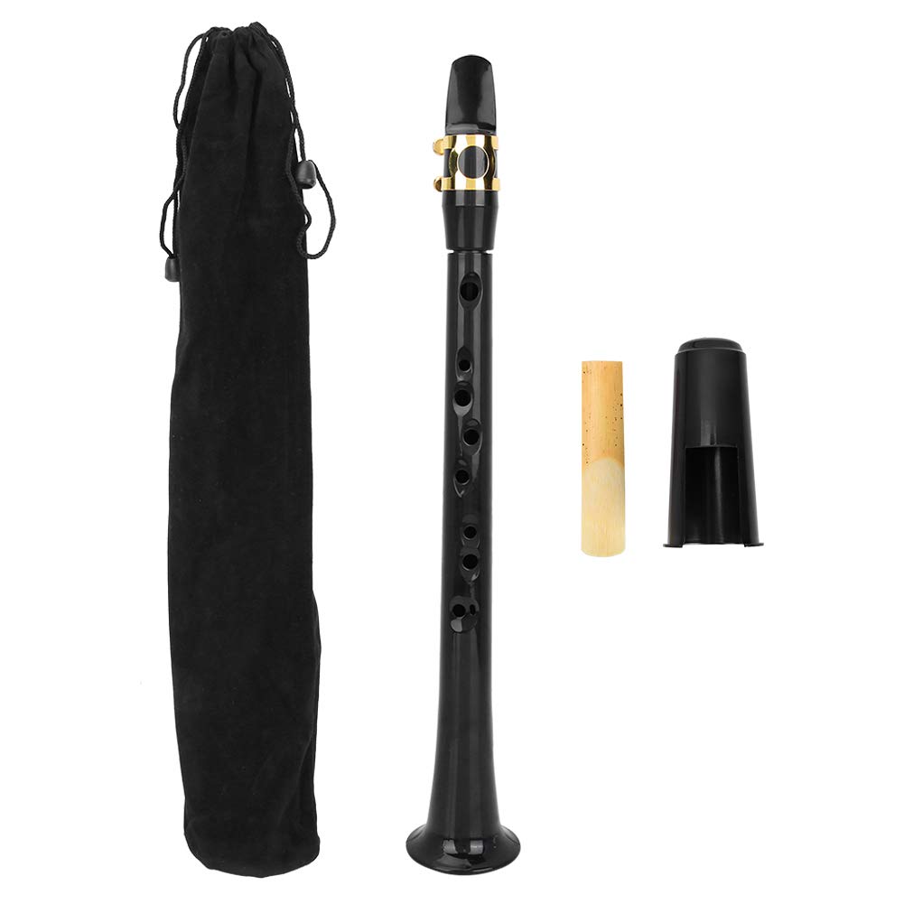 Portable Pocket Bb Saxophone - Mini Saxophone with Carrying Case | Perfect for Travel, Street Performance & Music Practice