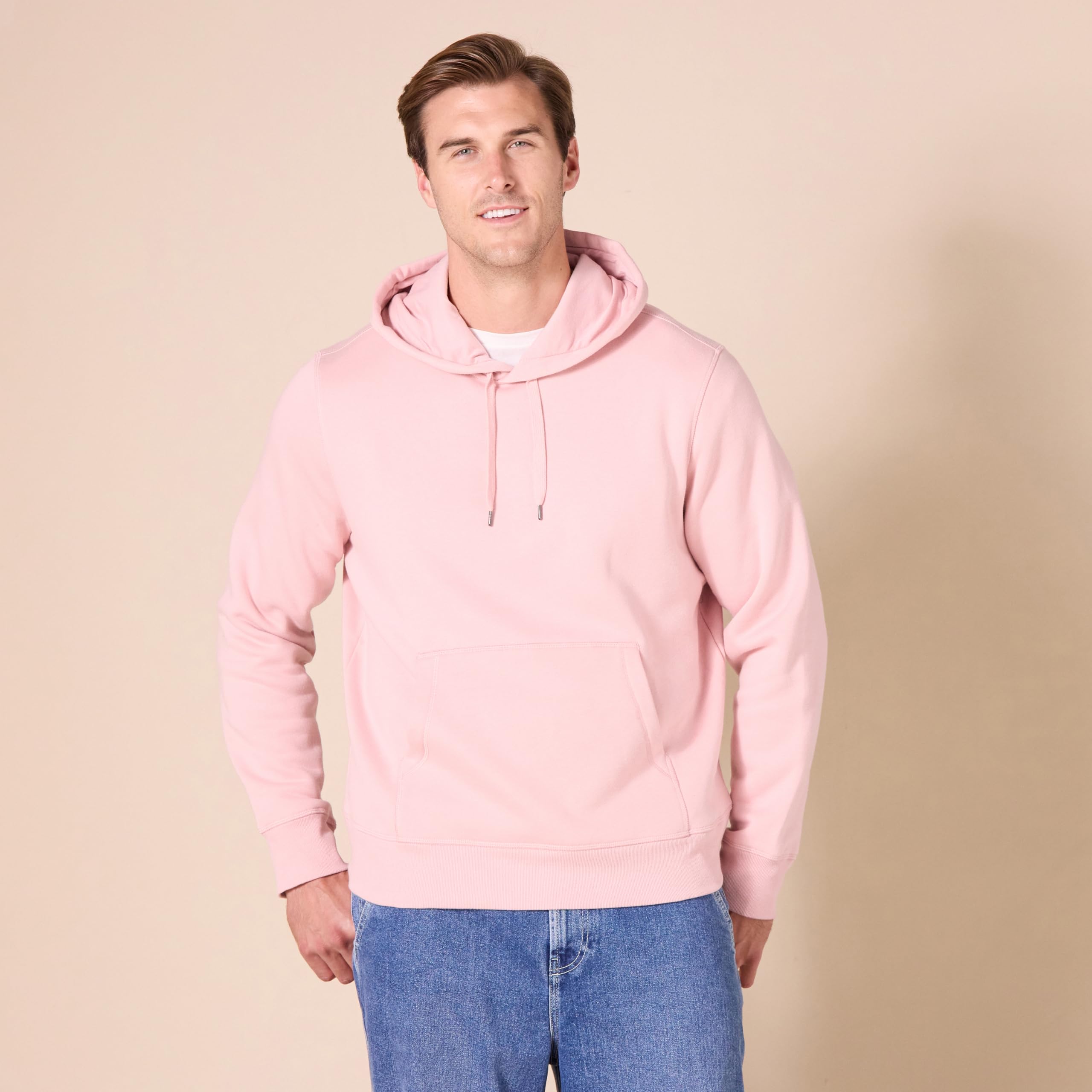Amazon Essentials Men's Big & Tall Hooded Sweatshirt - Comfortable Casual Pullover for Lounge, Workout & Outdoor Activities