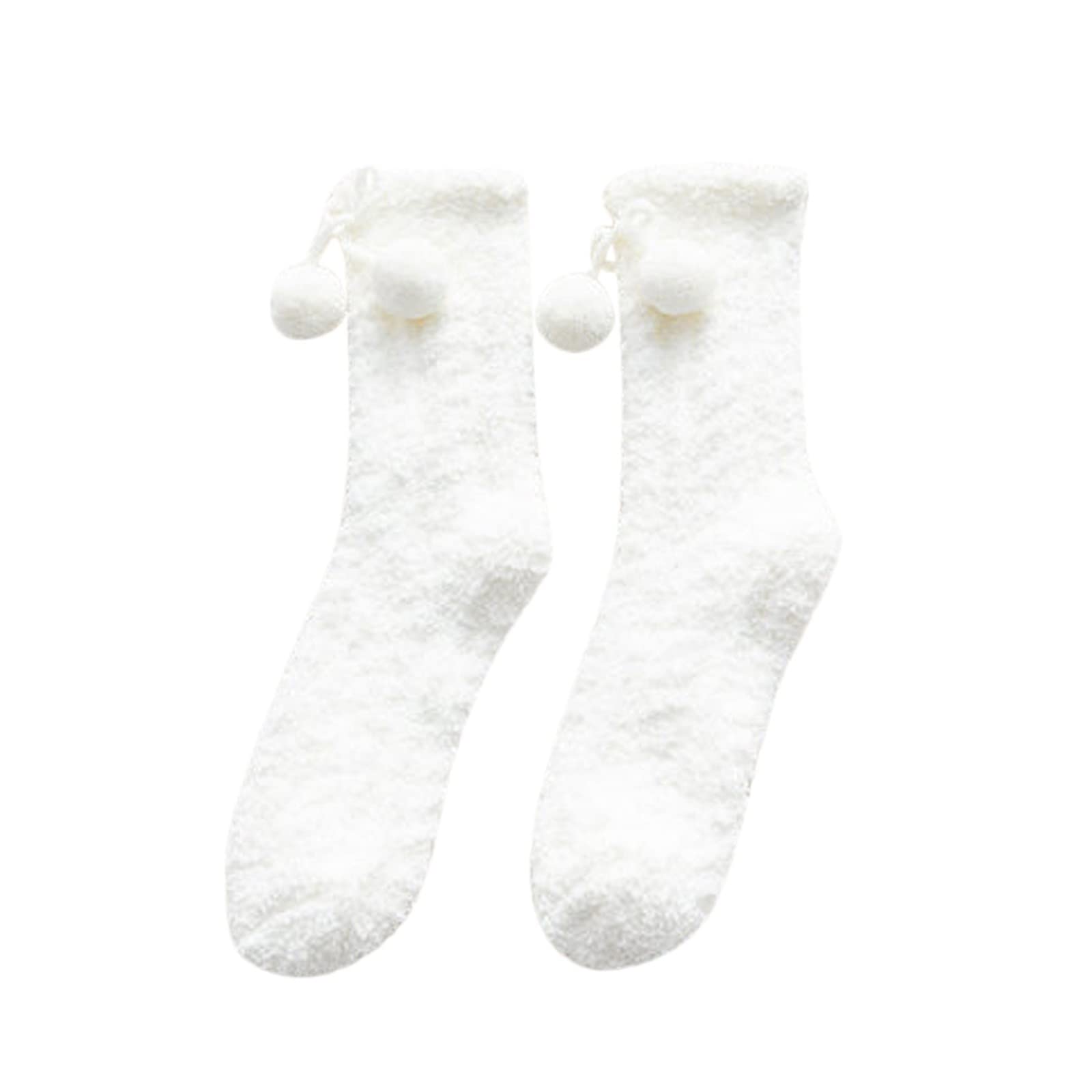 NOAGENJT Women's Winter Warm Fuzzy Slipper Socks - Soft Cozy Sleeping Socks with 400 Tights for Indoor & Outdoor Wear - Perfect for Home, Office and Cold Weather Comfort