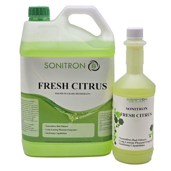 Sonitron Fresh Citrus Premium Grade Carpet Deodorizer - Eliminates Odors & Freshens Carpets | Ideal for Homes, Offices & Pet Areas