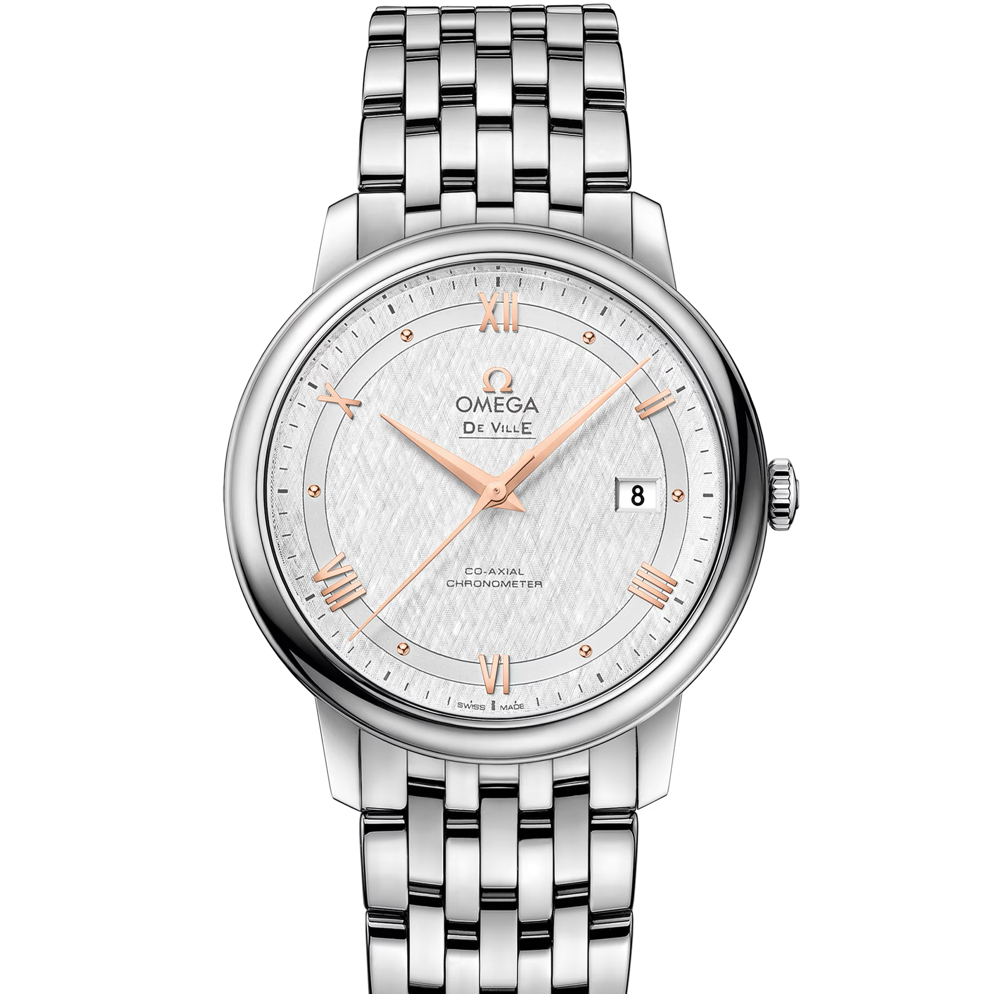 Omega De Ville Prestige 424.10.40.20.02.004 Men's Luxury Automatic Watch - Elegant Dress Timepiece for Business & Formal Occasions