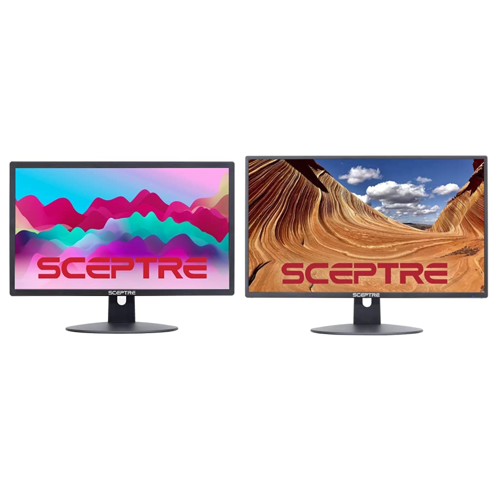 Sceptre 22-Inch 75Hz Full HD LED Monitor with 99% sRGB - Ultra-Thin Bezel, VESA Mountable - Perfect for Home Office, Gaming & Streaming
