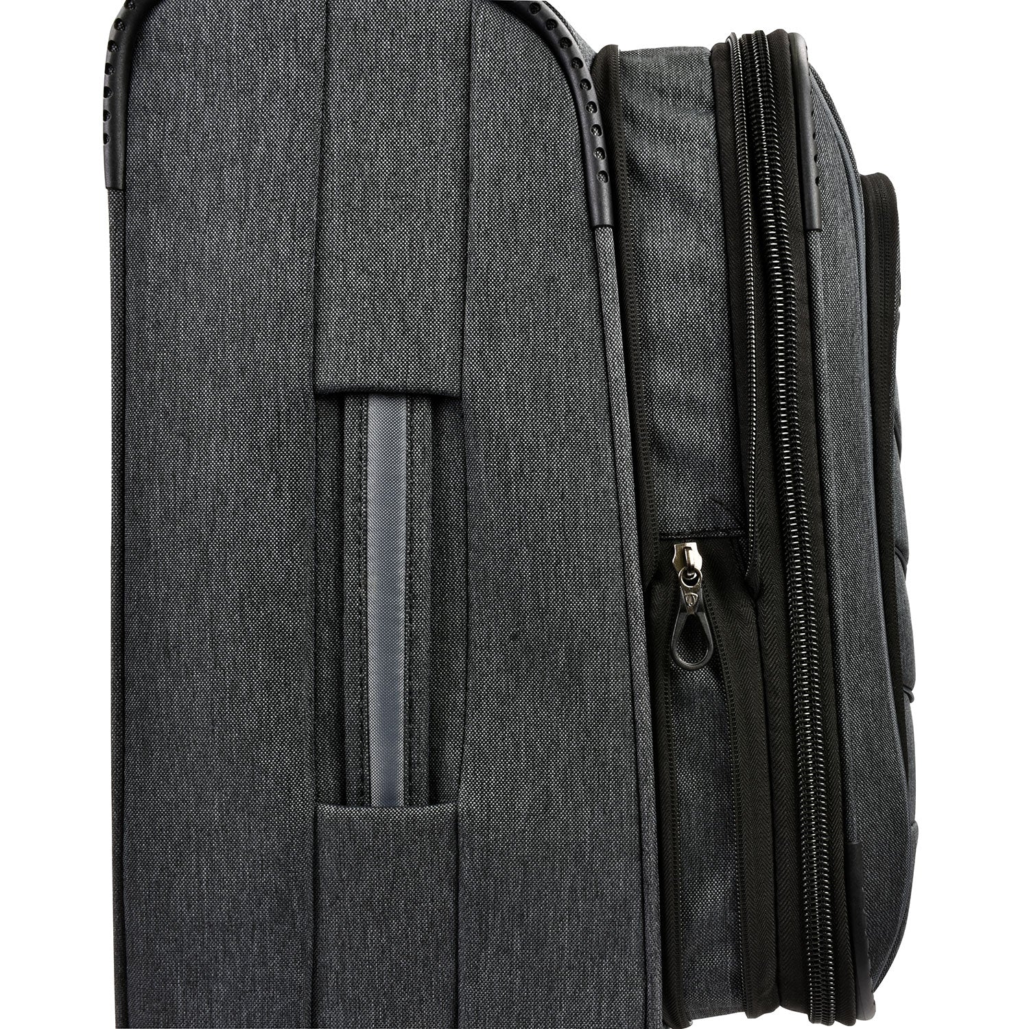 Silverwood Softside Medium Checked Luggage - Lightweight Expandable Carry-On Suitcase for Travel, Business Trips & Weekend Getaways | Durable Spinner Wheels & TSA Lock
