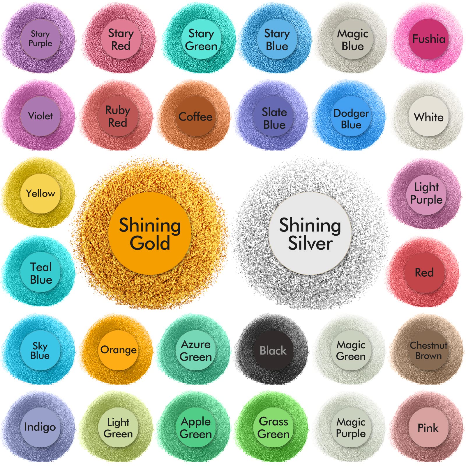30 Colors Mica Powder Pigment Kit for Epoxy Resin, DIY Crafts, Soap Making, Bath Bombs, Slime, Jewelry, Face Makeup & Nail Art – Vibrant Non-Toxic Colorants for Creative Projects at Home