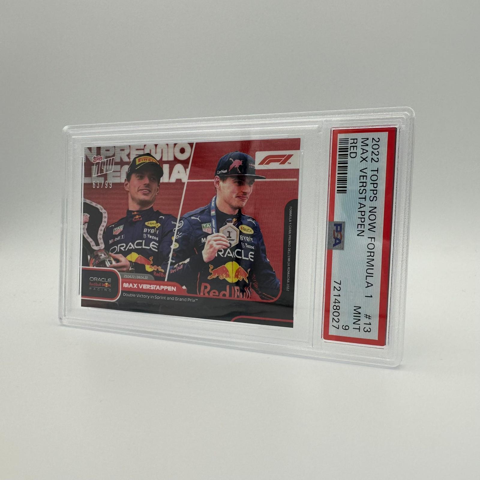 PSA 9 Graded 63/99 Double Victory in Sprint and Grand Prix #13 - Rare Sports Trading Card for Collectors and Enthusiasts