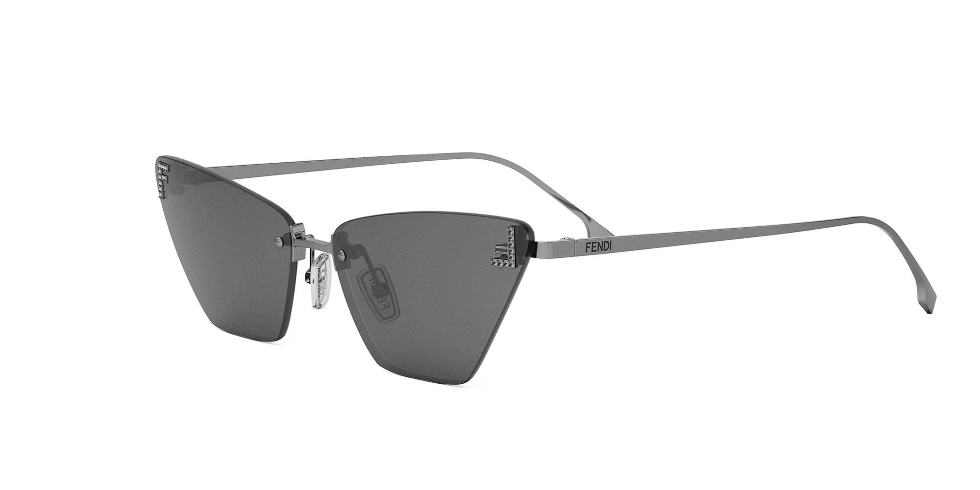 Fendi First Crystal FE4160US Women's Luxury Sunglasses - Stylish UV Protection for Fashion & Outdoor Activities