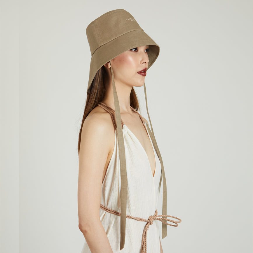 Ally Linen Packable Bucket Hat for Women & Men - Foldable Sun Hat for Travel, Beach, Hiking & Outdoor Activities