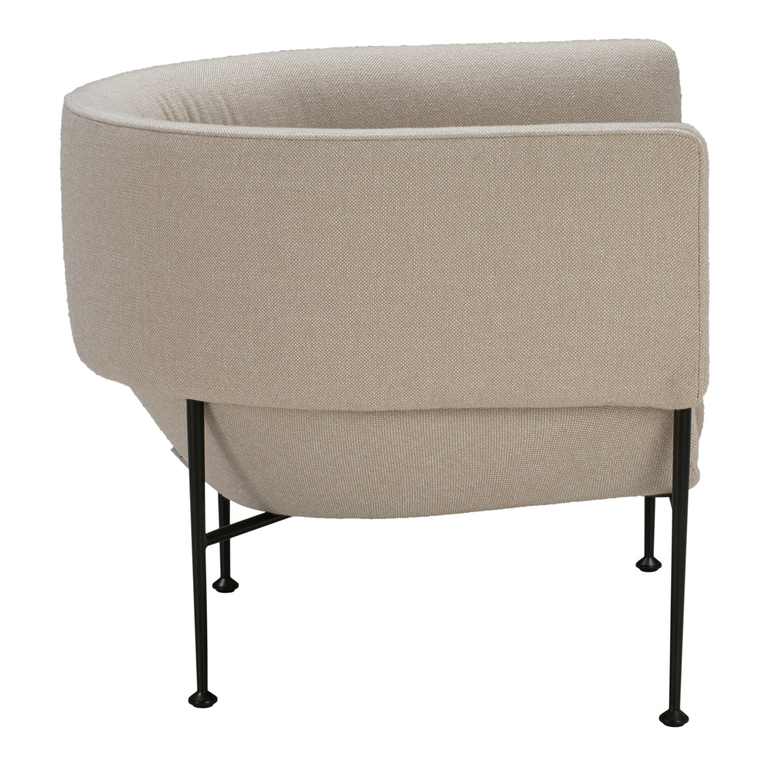 Modern Accent Lounge Chair with Collar Design - Stylish Comfort for Living Room, Bedroom, or Office - Perfect for Relaxing, Reading & Decorating Your Space