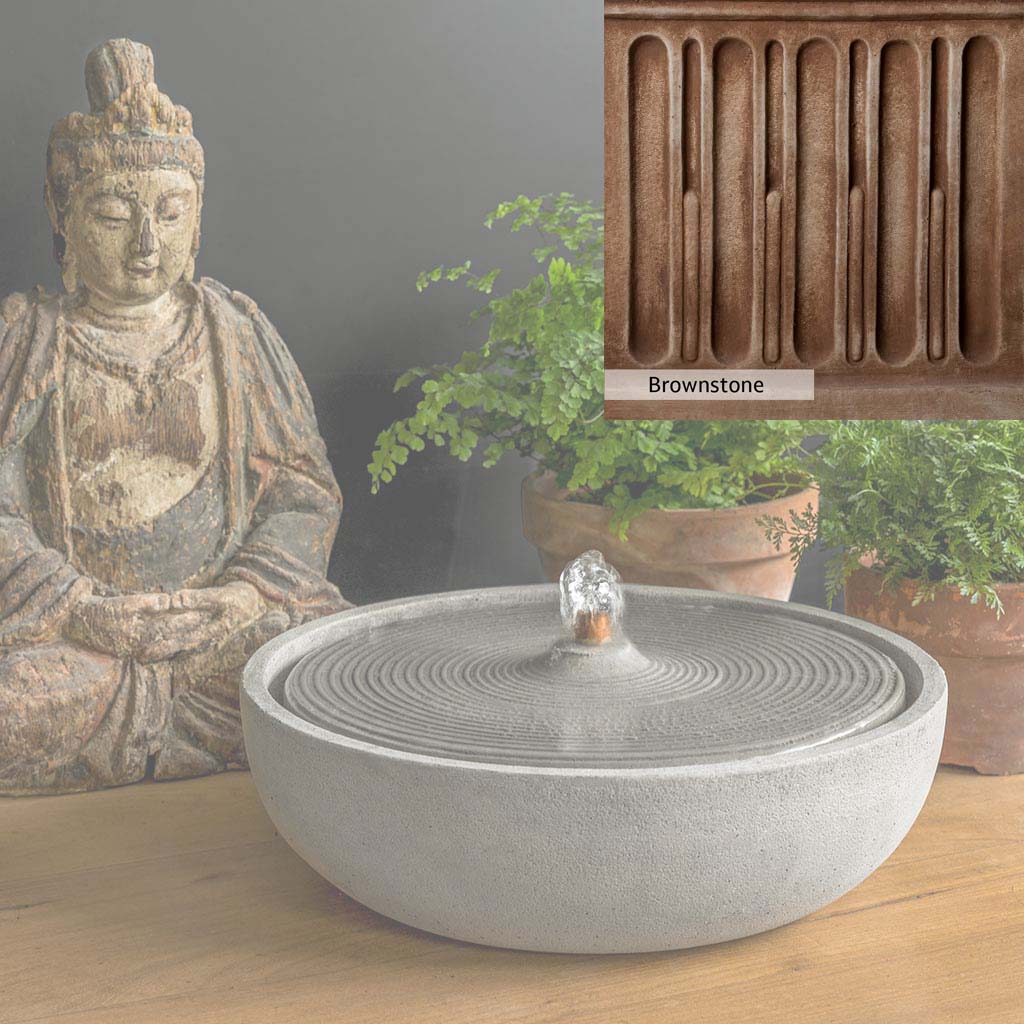 Campania International Ripple Fountain - Outdoor Garden Water Feature for Patio, Yard, and Landscape Decor | Relaxing Water Sounds for Backyard Oasis