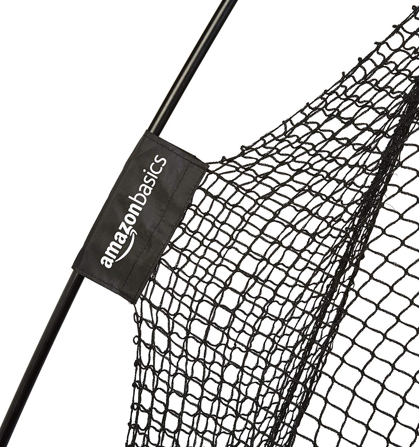 Amazon Basics Golf Practice Net - Portable & Durable Golf Hitting Net for Indoor/Outdoor Training | Perfect for Backyard, Driving Range & Home Golf Practice