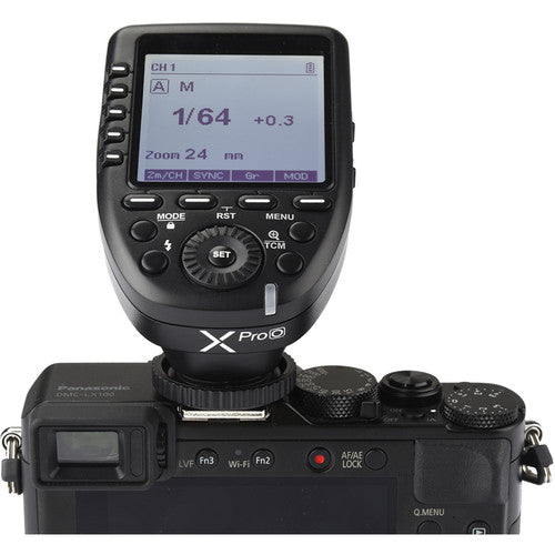 Godox XProO TTL Wireless Flash Trigger for Olympus & Panasonic Cameras - Perfect for Studio, Portrait, and Event Photography