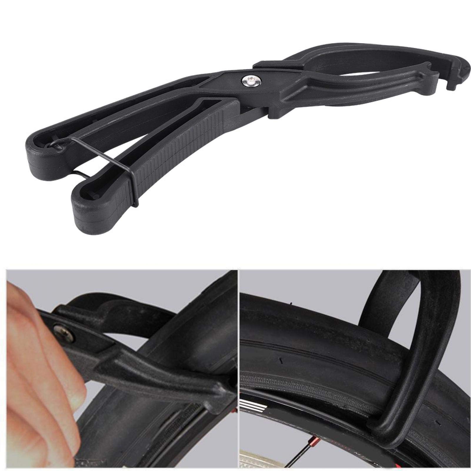 Heavy Duty Rim Tire Pliers Set - Spring Loaded Portable Tire Removal & Installation Tool for Motorcycle, Bike, ATV - Perfect for DIY Tire Repair & Maintenance