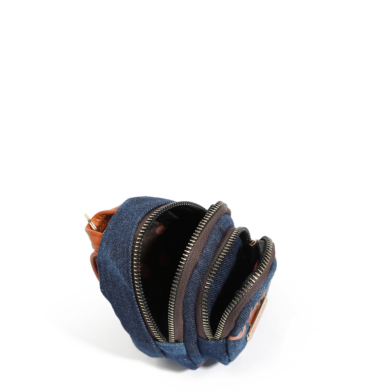 Stylish Denim Backpack Coin Purse for Women & Men - Trendy Small Wallet with Zipper - Perfect for Travel, Shopping & Everyday Use