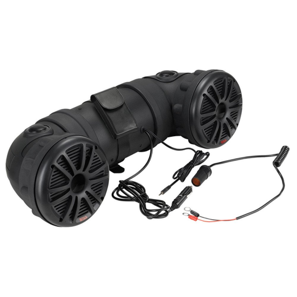 Boss Audio MCK1306W6 Marine Bluetooth Stereo System with MR1306UA Receiver, 2 MR6W Speakers & MRANT10 Antenna - Perfect for Boats, Yachts & Outdoor Water Activities