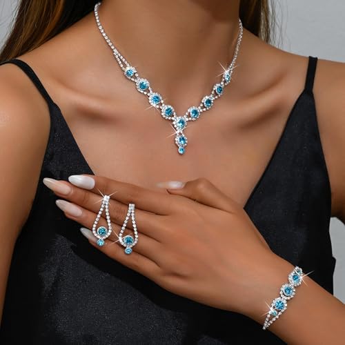 V:Blue Jewelry Set