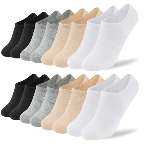 2black,2white,2gray,2beige(8 Pairs)