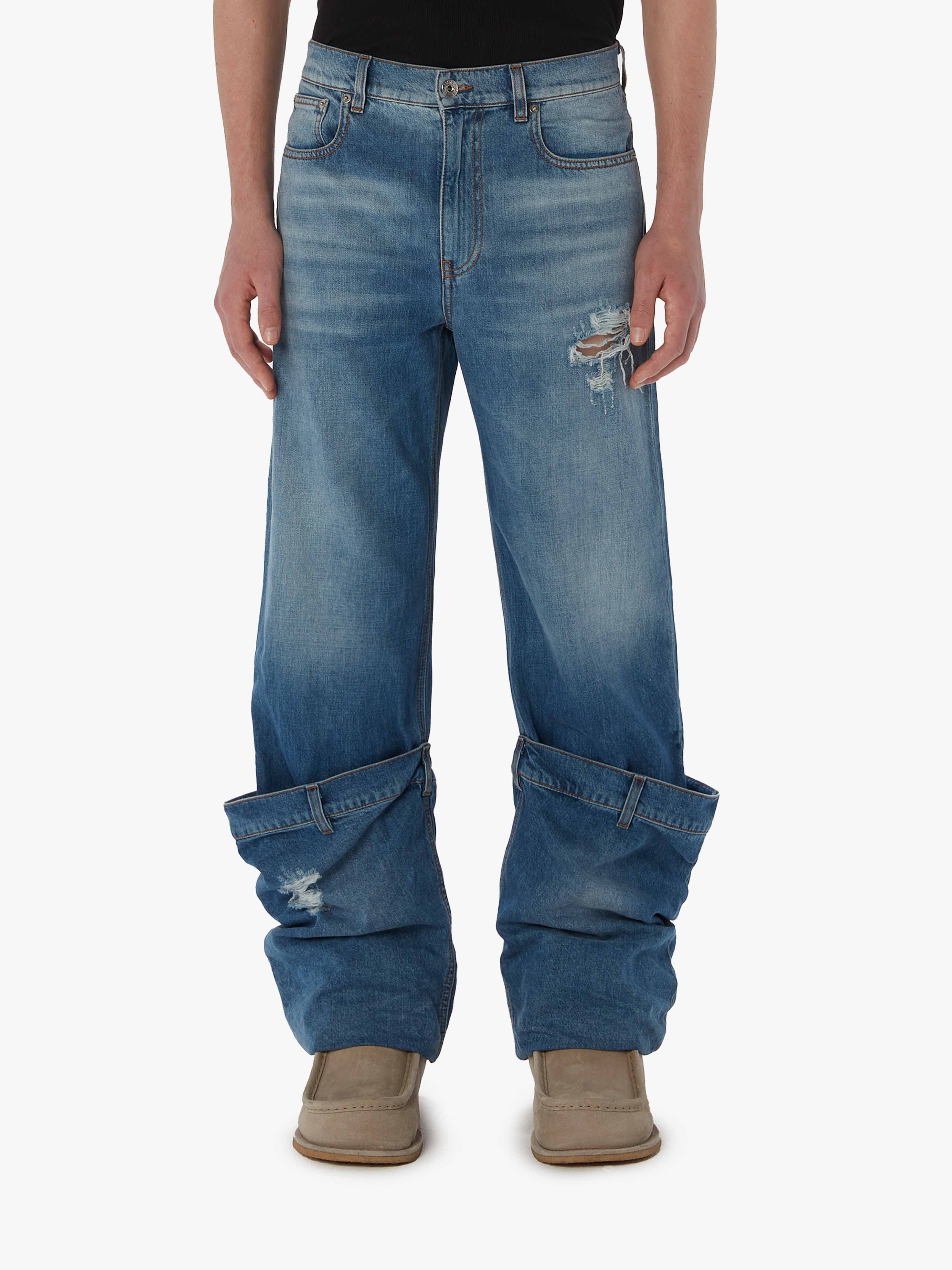 Stylish BUCKET DENIM JEANS for Women & Men - High Waisted Stretch Skinny Jeans - Trendy Casual Pants for Everyday Wear, Date Night & Street Style Outfits