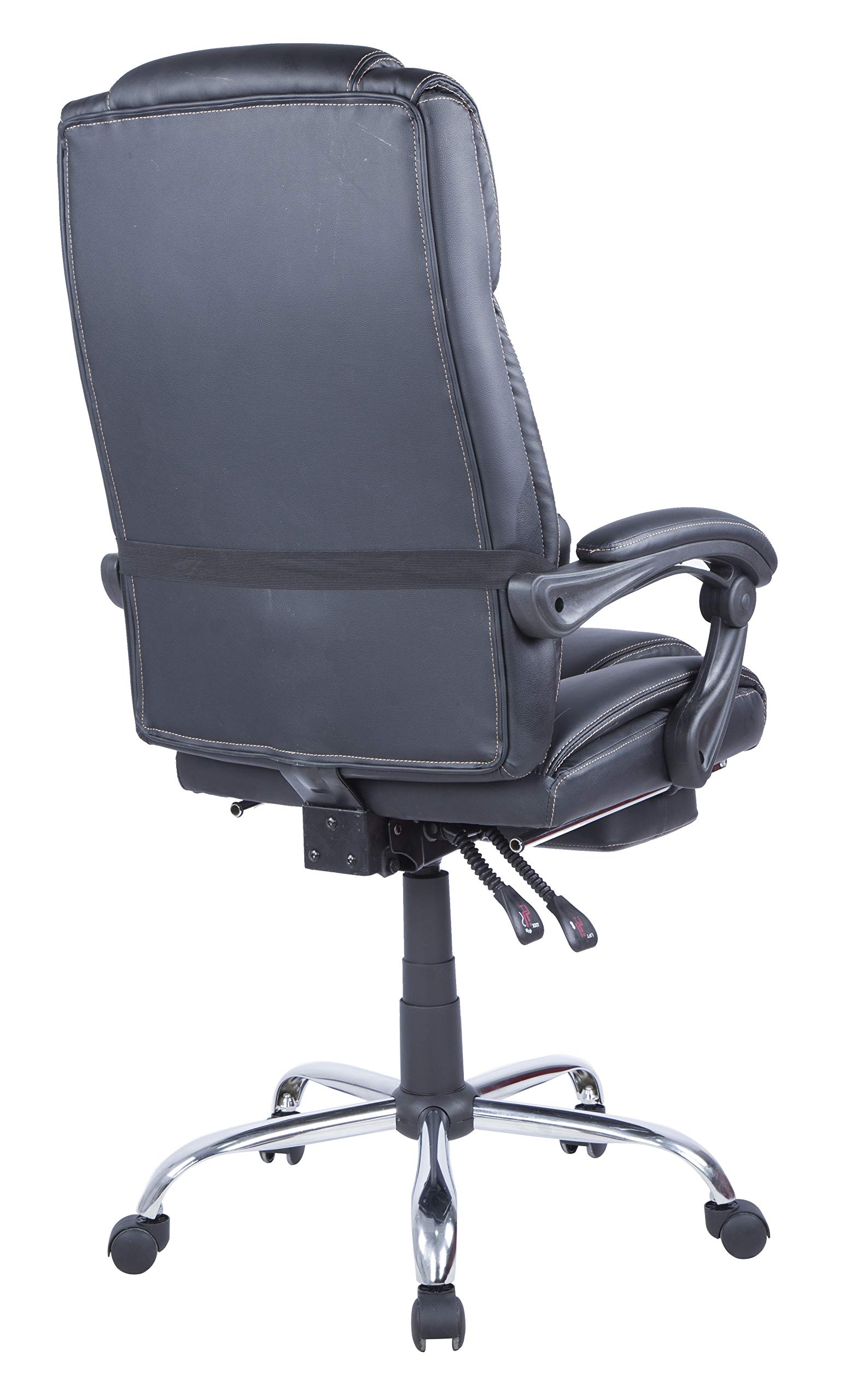 Milan 0027-CCH Ergonomic Office Computer Chair with Adjustable Height - Black, Comfortable Home & Gaming Desk Chair for Long Hours Sitting
