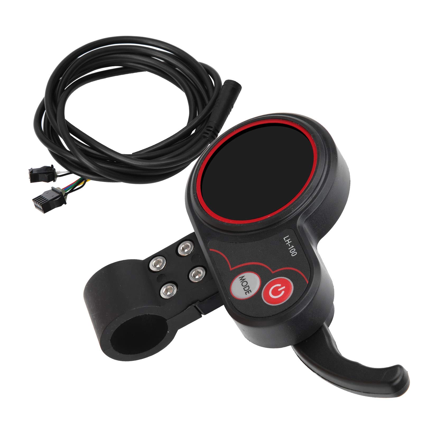 WNSC Premium Electric Thumb Throttle with LCD Display - 3 Adjustable Backlight Levels, Durable 48V Throttle for Electric Skateboards & Scooters - Perfect for Commuting and Urban Riding