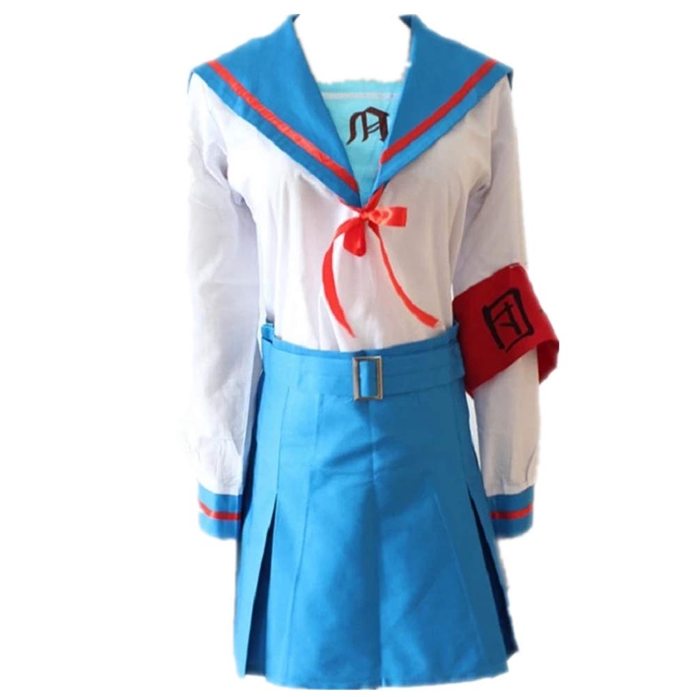 Haruhi Suzumiya Cosplay Costume - Anime The Melancholy of Haruhi Suzumiya Outfit for Cosplay, Halloween & Conventions