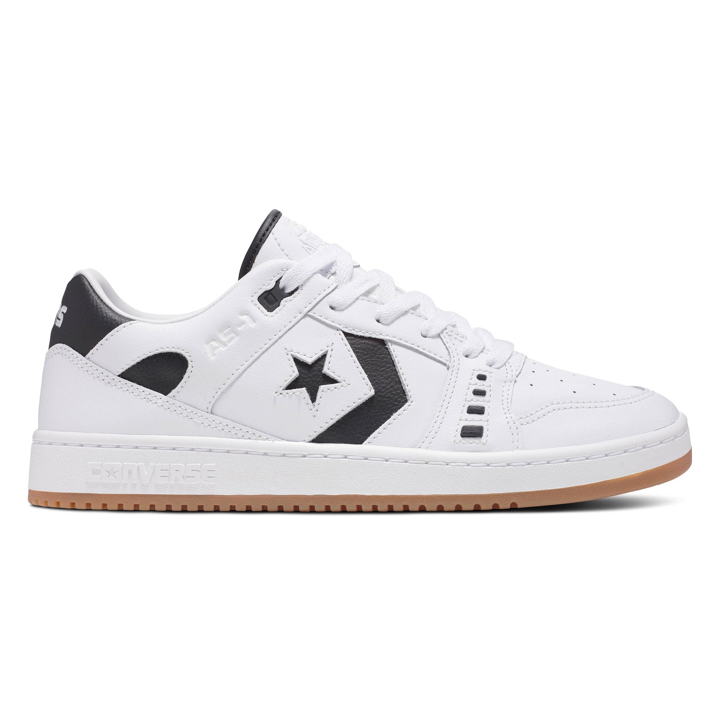 Converse AS 1 Pro Ox Sneakers - White/Black/White Colorway | Classic High-Top Basketball Shoes for Men & Women | Perfect for Streetwear, Casual Outfits & Skateboarding