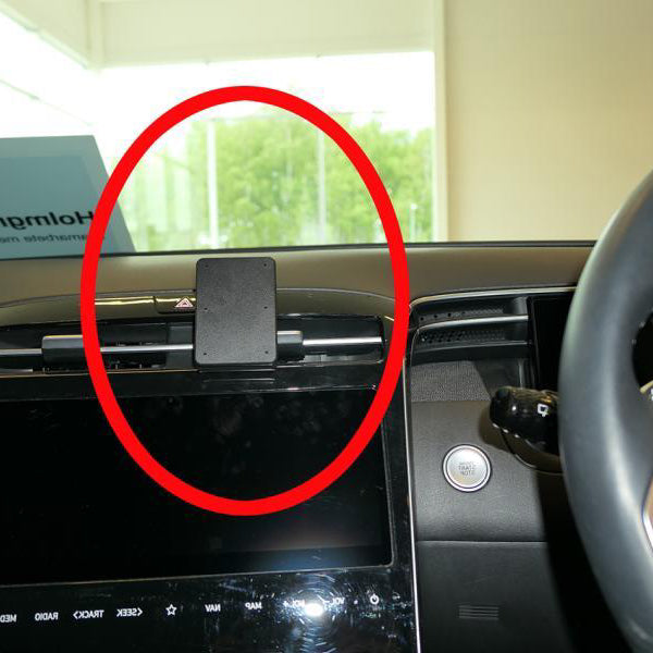 ClicOn No Holes Center Dash Mount for Hyundai Tucson 2022-2024 | Secure Phone Holder for Hands-Free Navigation & Driving Safety