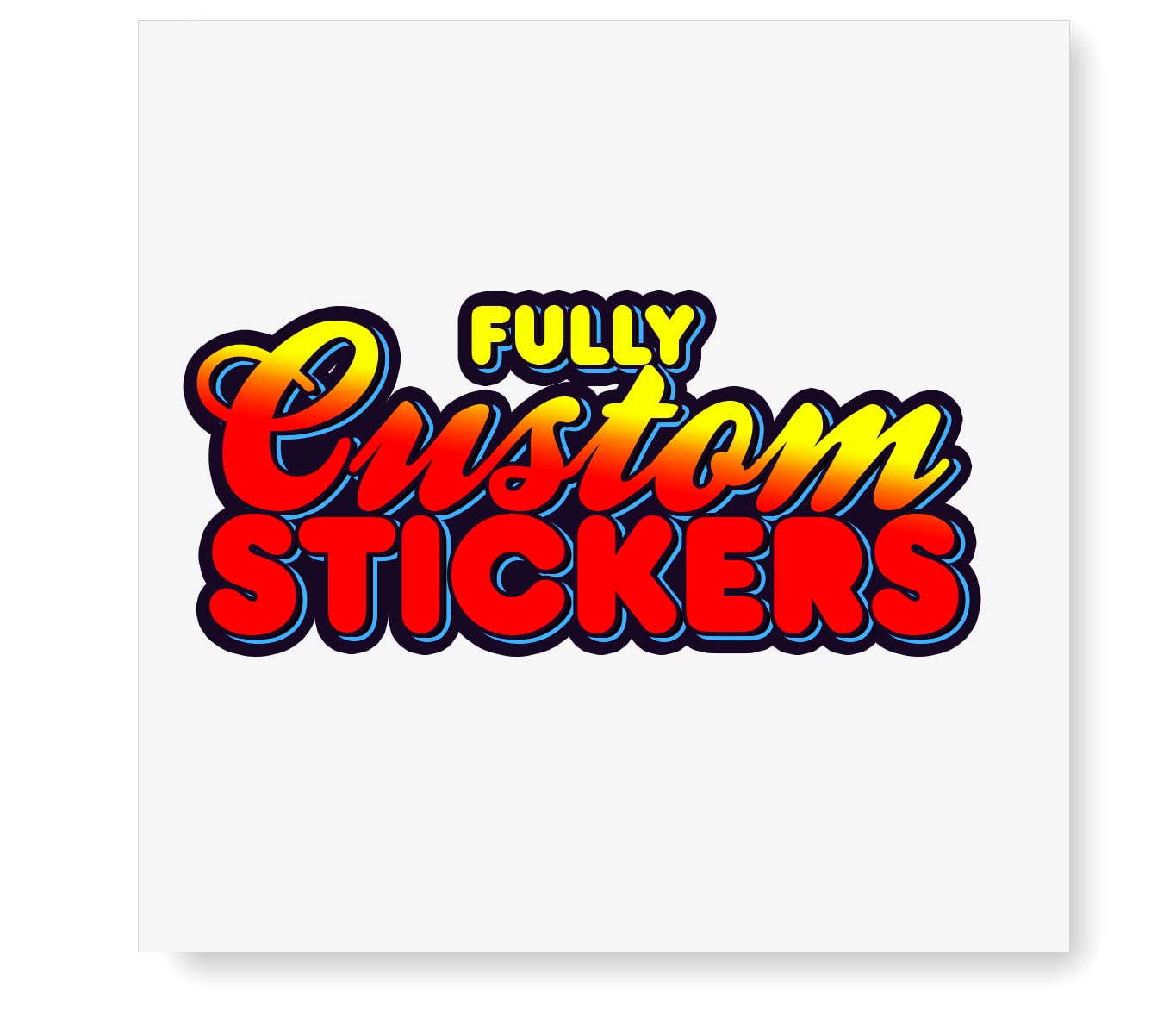 Custom Vinyl Stickers 50 Pack - Personalized Waterproof Decals for Kids, Adults & Small Business Branding - 3