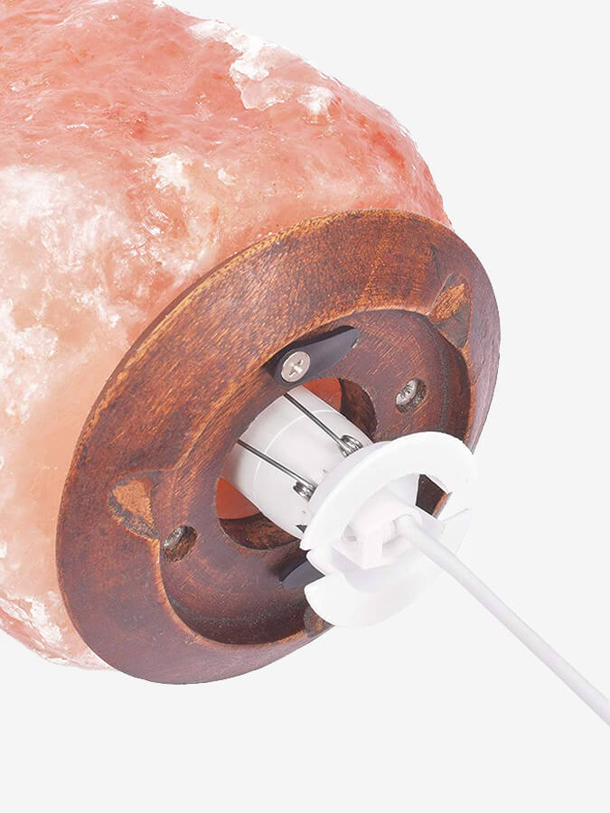 Natural Himalayan Salt Lamp for Yoga Studio - Handcrafted Pink Salt Night Light for Meditation, Relaxation & Home Decor - Perfect for Yoga, Spa, Bedroom & Office Wellness Spaces