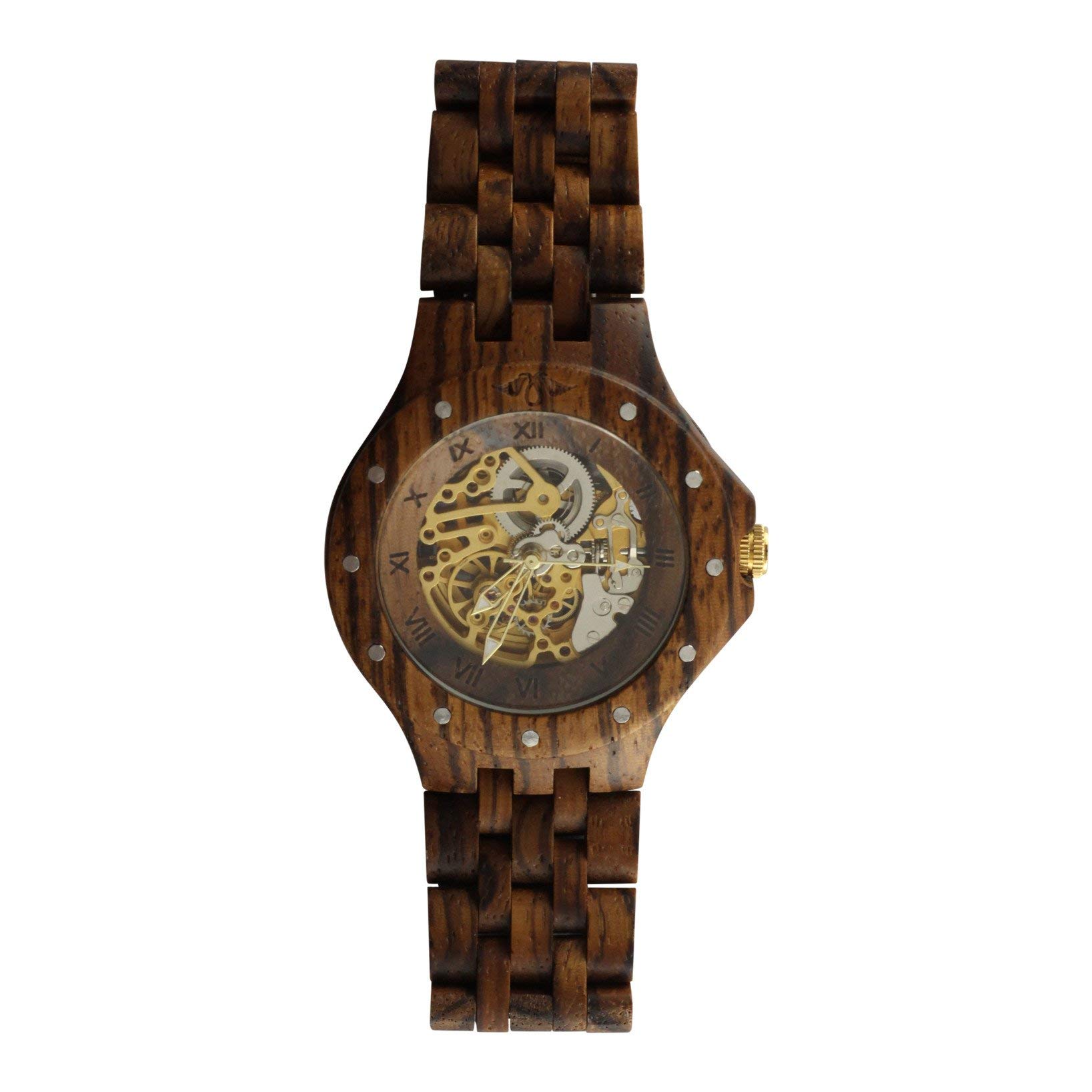 Premium Men's Wooden Watches - Handcrafted Natural Wood Timepieces for Men - Stylish & Eco-Friendly Wooden Wristwatches - Perfect for Casual Wear, Outdoor Adventures & Unique Gifts
