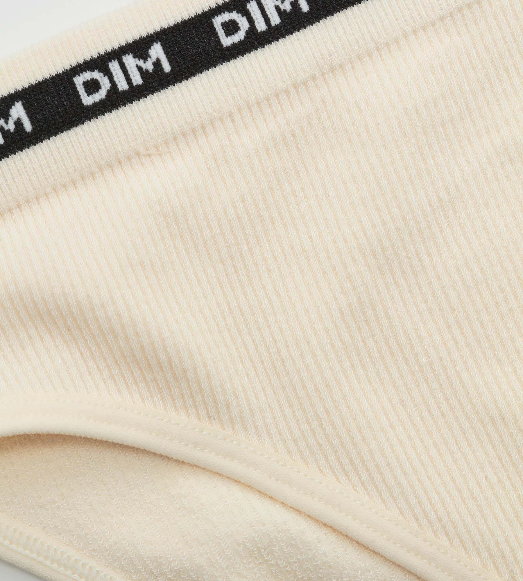 Dim Icons Beige Ribbed Fabric Slip for Girls with Black Belt - Perfect for School, Parties, and Everyday Wear