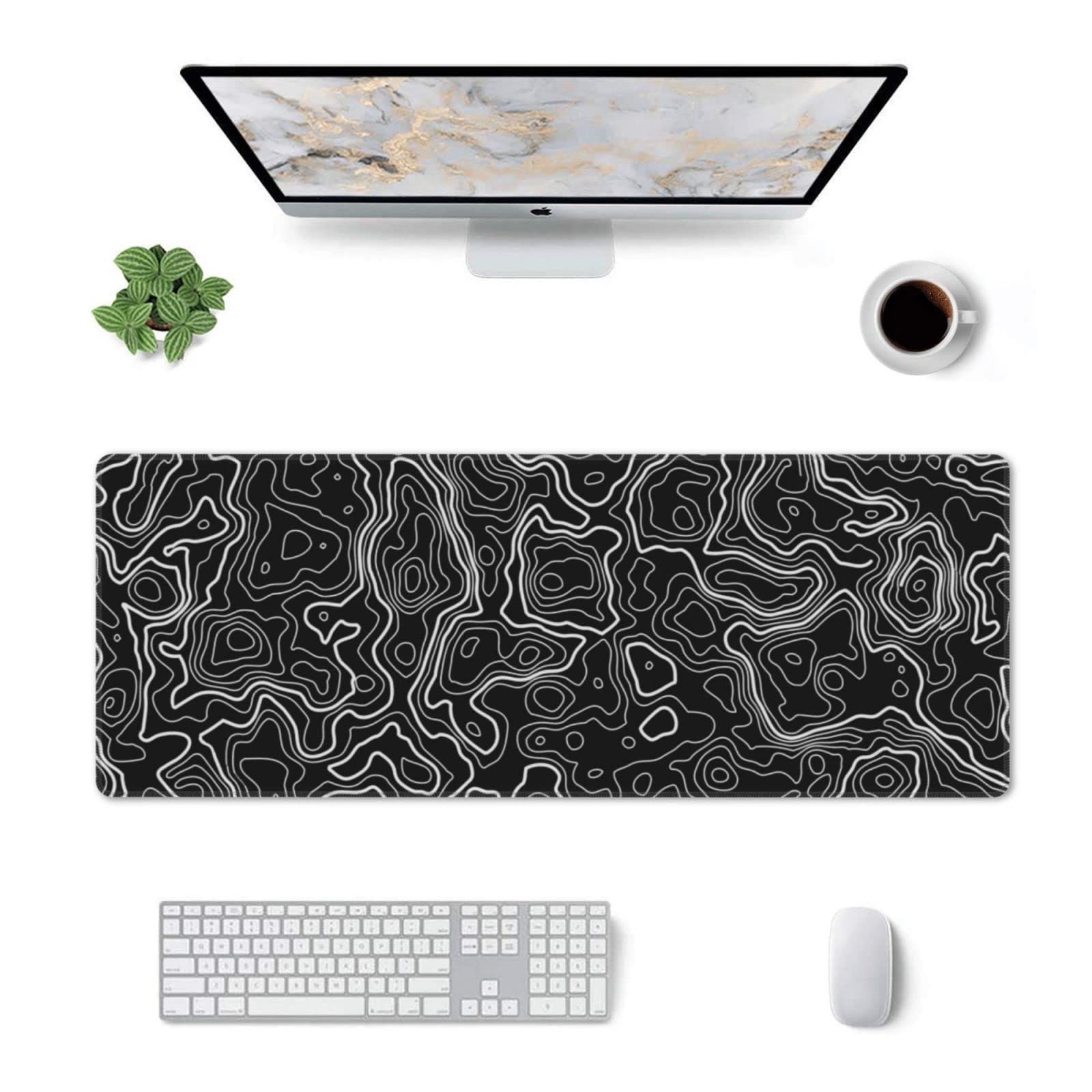 Premium Topographic Mouse Pad - Extra Large 31.5