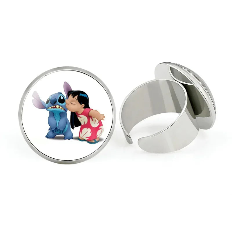 Disney Cartoon Character Rings for Kids - Fun & Colorful Jewelry for Birthday Gifts, Party Favors & Dress-Up Play