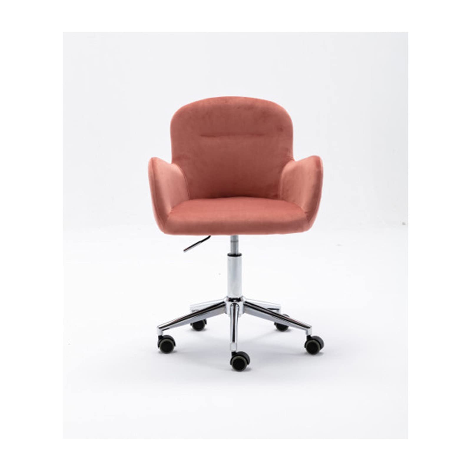 Ergonomic Velvet Office Chair with Mid Back Support - Modern Computer Desk Chair for Home & Office Use - Comfortable Armrests for Long Working Hours - Perfect for Remote Work, Gaming & Study Sessions