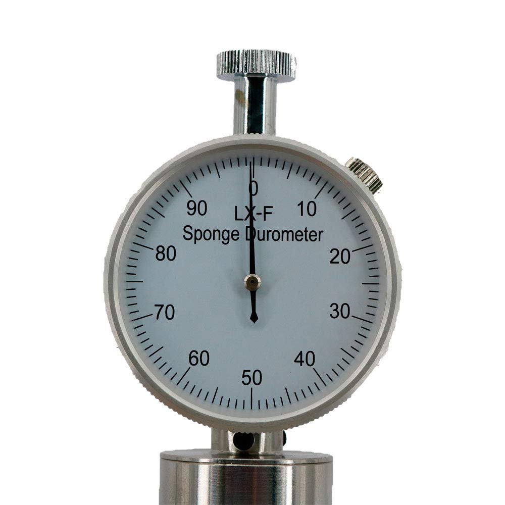 Professional Shore Hardness Tester Durometer 0-100 Scale - Needle Type Foam & Sponge Softness Measurement Tool for Industrial, Automotive & DIY Applications