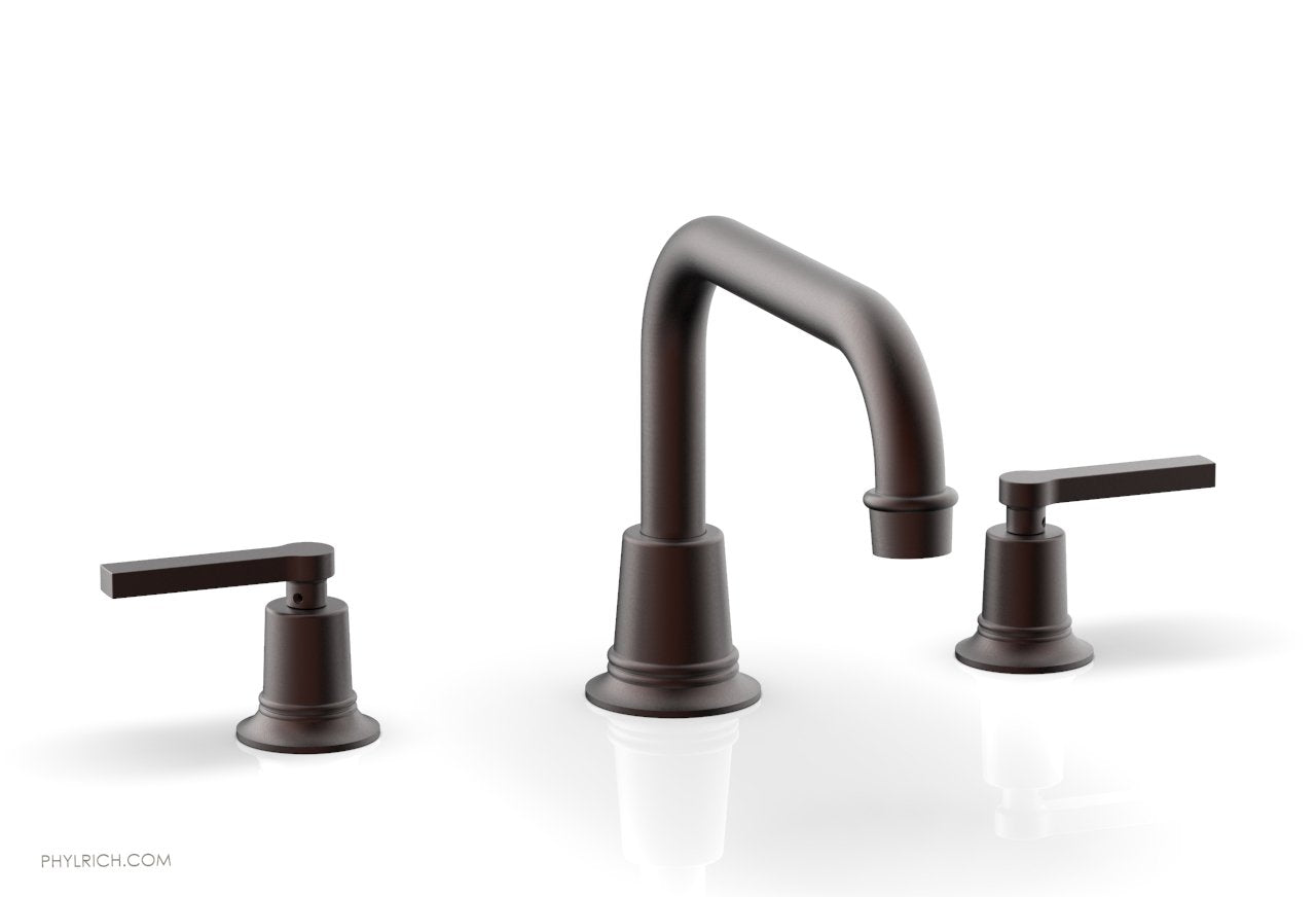 HEX MODERN Deck Tub Faucet Set with Lever Handles 501 45 - Perfect for Outdoor Showers, Poolside Installations & Modern Patio Designs