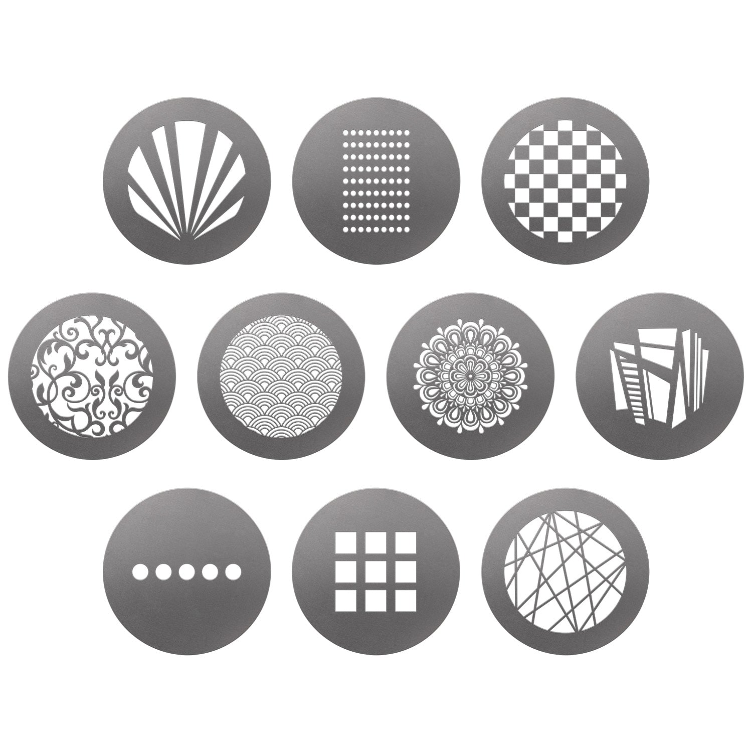 Lindsay Adler Optical Spot Pattern Gobo Pack - 10 Pack for Professional Photography & Stage Lighting - Perfect for Studio, Theater, and Event Lighting Effects