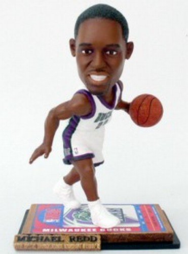 Milwaukee Bucks Michael Redd Bobblehead - NBA Collectible Figurine - Perfect for Basketball Fans, Sports Memorabilia Collections & Game Room Decor