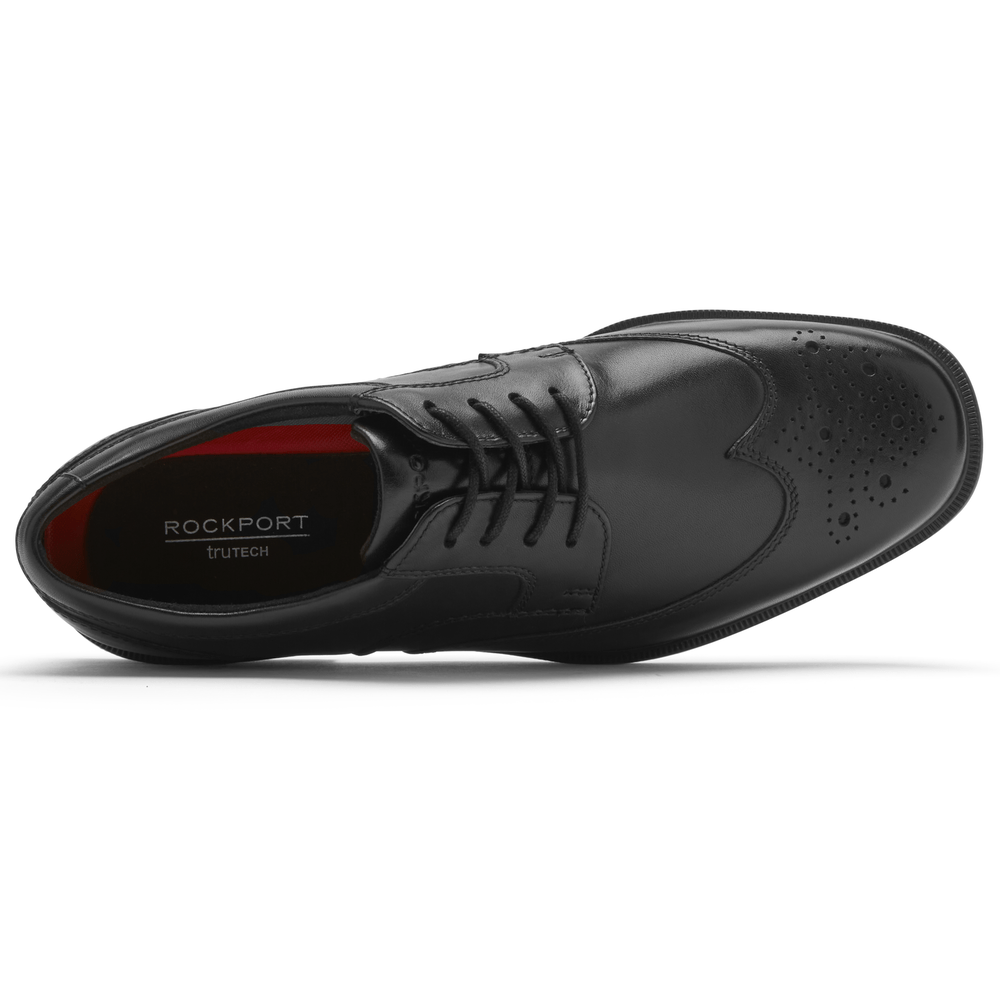 Waterproof Taylor Wingtip Dress Shoes for Men - Classic Oxford Style for Business, Formal & Wedding Occasions