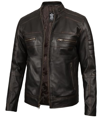 Brown Rub Off - Astn Leather Jacket