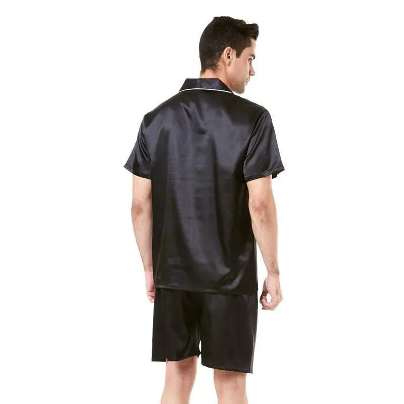 Comfortable Men's Pajama Set - Soft Cotton Sleepwear for Lounge & Nightwear - Perfect for Relaxing at Home, Bedtime & Sleepovers