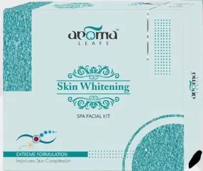 AlAroma Leafs Skin Whitening Spa Facial Kit - 290g for Brightening & Glowing Skin | At-Home Facial Treatment for Dark Spots & Uneven Tone | Perfect for Self-Care & Spa Days