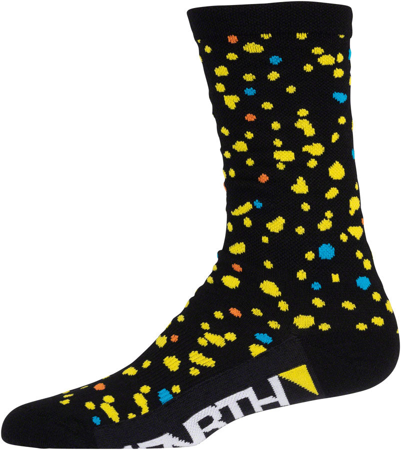 45NRTH Speck Lightweight Wool Socks for Men & Women - Breathable, Moisture-Wicking Hiking & Outdoor Socks (Black, Small) - Perfect for Winter Sports, Camping & Everyday Wear