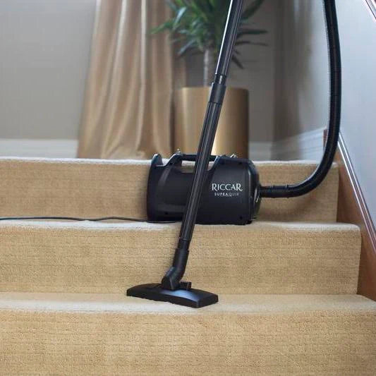 Riccar SupraQuick RSQ1 Lightweight Canister Vacuum Cleaner - Powerful Suction, Portable Design for Home, Office & Car Cleaning