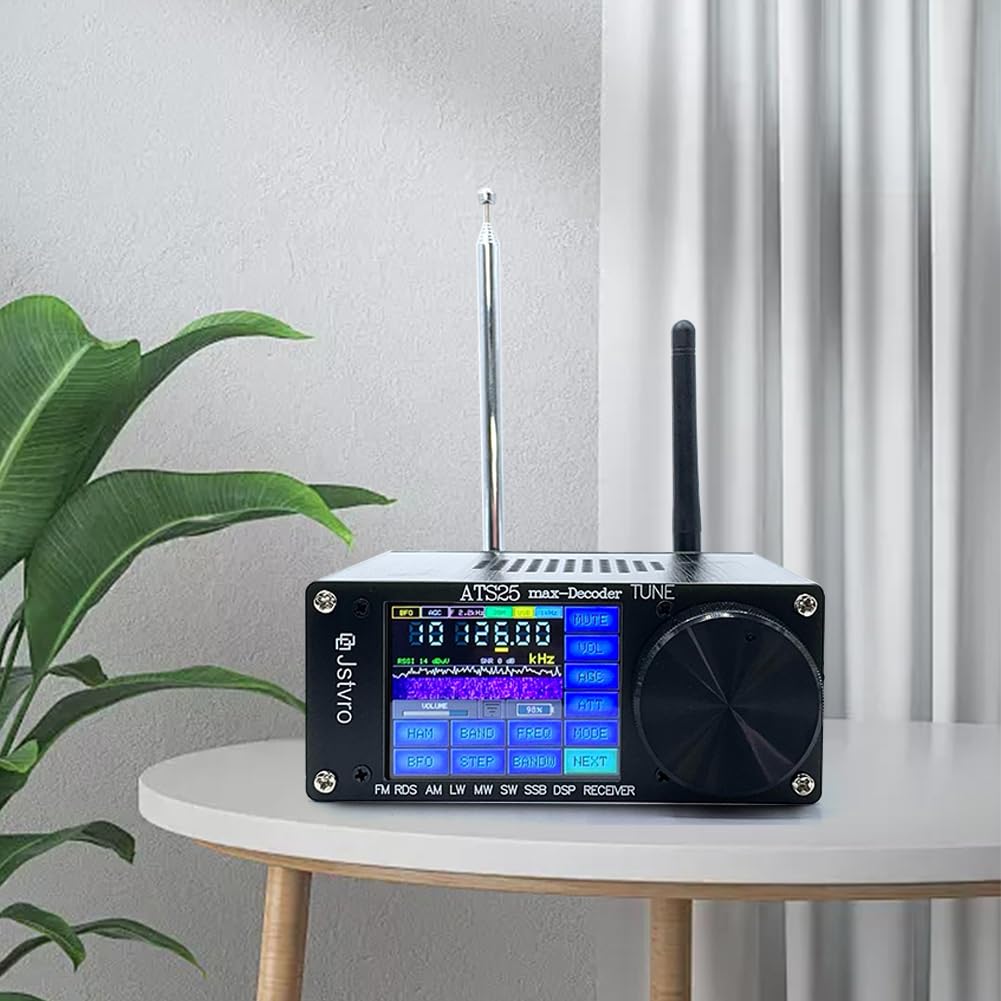 SI4732 ATS-25 Max-Decoder All Band Radio Receiver with CW RTTY Decoding, WiFi, 2.4