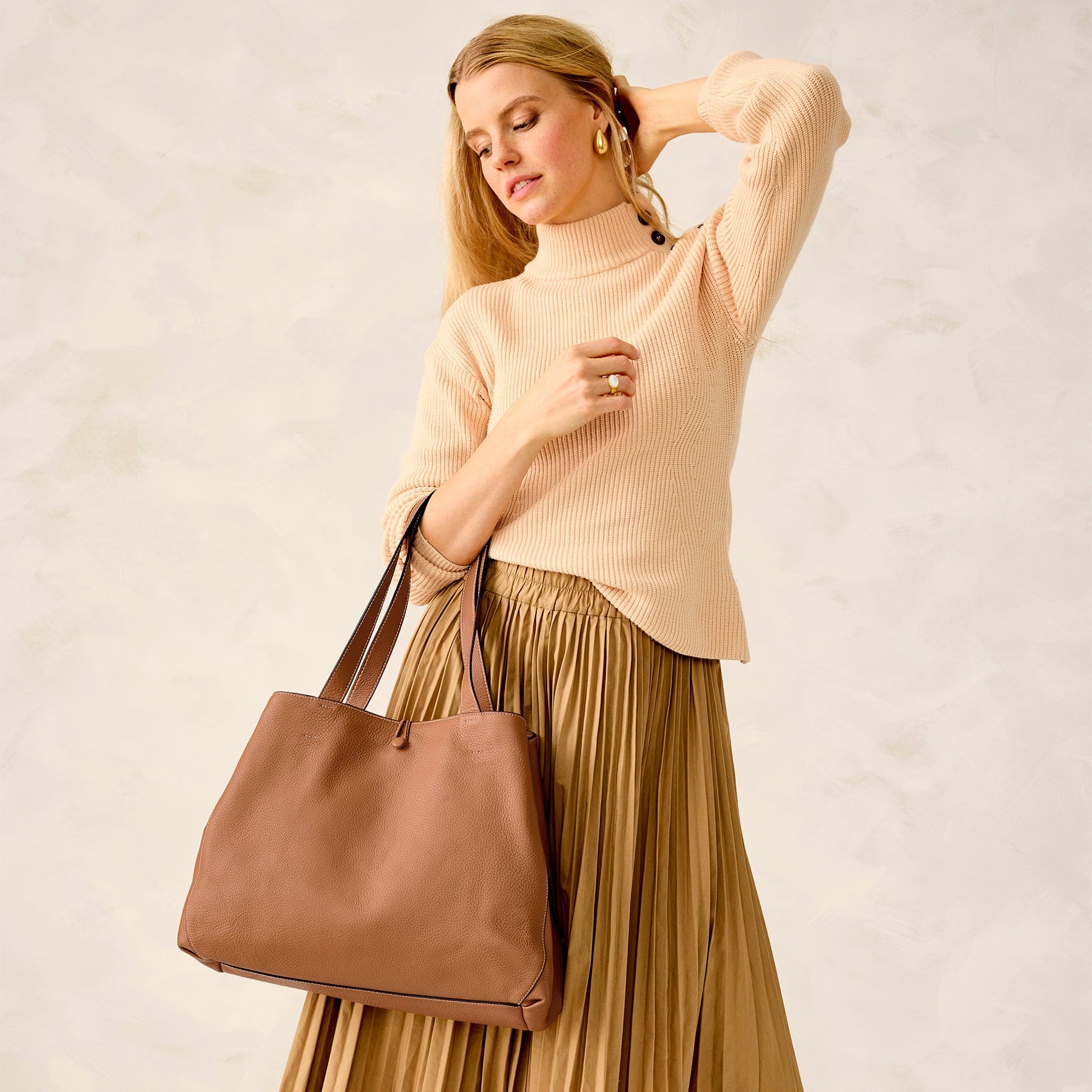 Hathaway Stylish Canvas Tote Bag for Women - Durable & Spacious Eco-Friendly Shopping Bag - Perfect for Groceries, Beach, Work & Travel