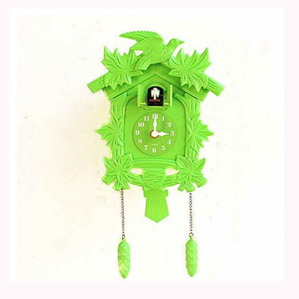 Modern Cuckoo Clock with Bird Alarm - Wall Decor for Living Room, Kids Room & Home - Day & Night Time Alarm (Style B) | Perfect for Home Decor, Nursery, and Office