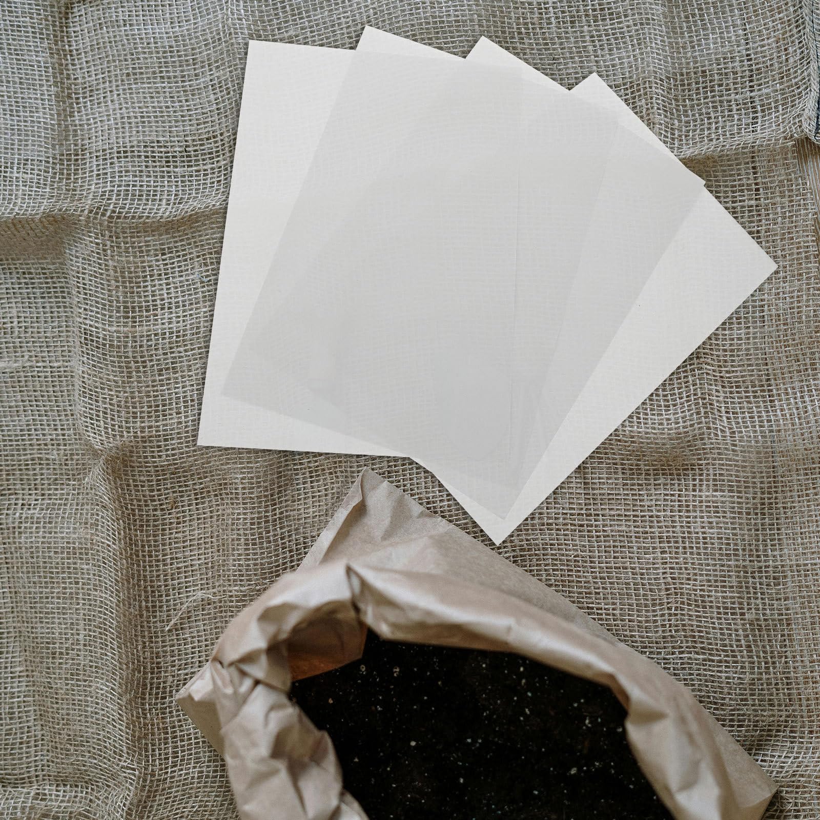 Hemoton 100 Pcs Seed Sprouter Paper - Organic Germination Growing Paper for Vegetables, Herbs & Microgreens | 18x26cm Plant Starter Tray for Hydroponic Gardening, Indoor Farming & Home Garden Seed Starting