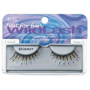 Ardell Wild Eye Lash Shimmer - Natural Looking False Eyelashes for Dramatic Eye Makeup - Perfect for Parties, Weddings & Special Occasions